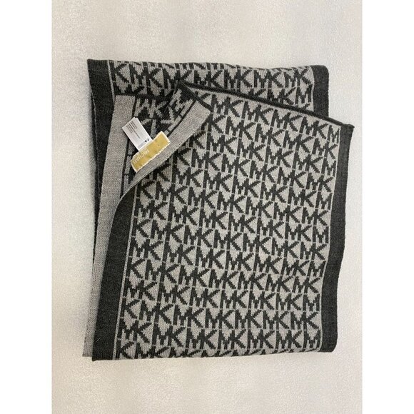 Michael Kors Accessories - Michael Kors Scarf Logo Gray One Size Unisex Fall Winter